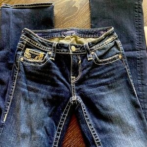 Vigoss boot cut jeans with sequined back pockets